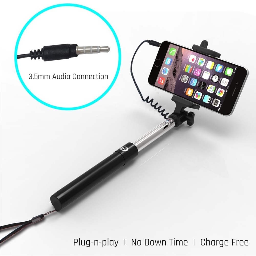Stalion Selfie Stick 🤳  Handheld Extended Wired Monopod Photo & Video Recorder - Picture 9 of 15